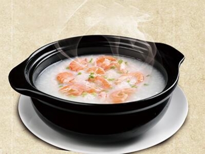 鲜虾香芹粥